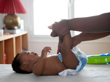 Teething shop diaper rash