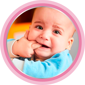 Nappy rash online with teething