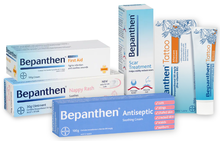 Bepanthen products range is global no. 1 in medicated skincare.