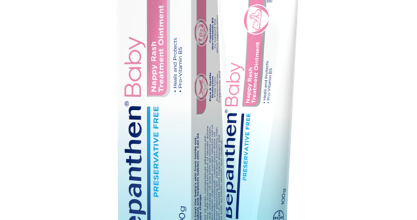 Bepanthen Nappy Rash Ointment 100g Actively Heals Soothes and Protects Baby  Skin